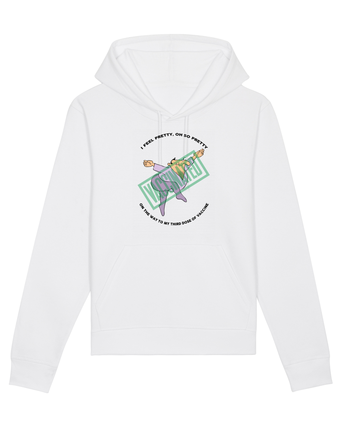 Hanorac Unisex Drummer White