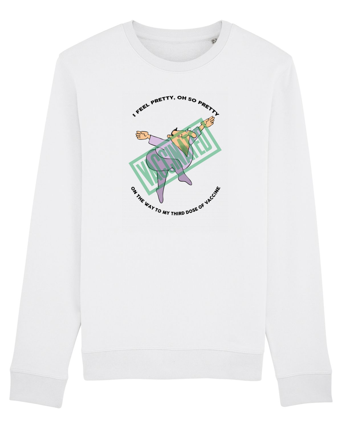 Bluză mânecă lungă Unisex Rise White