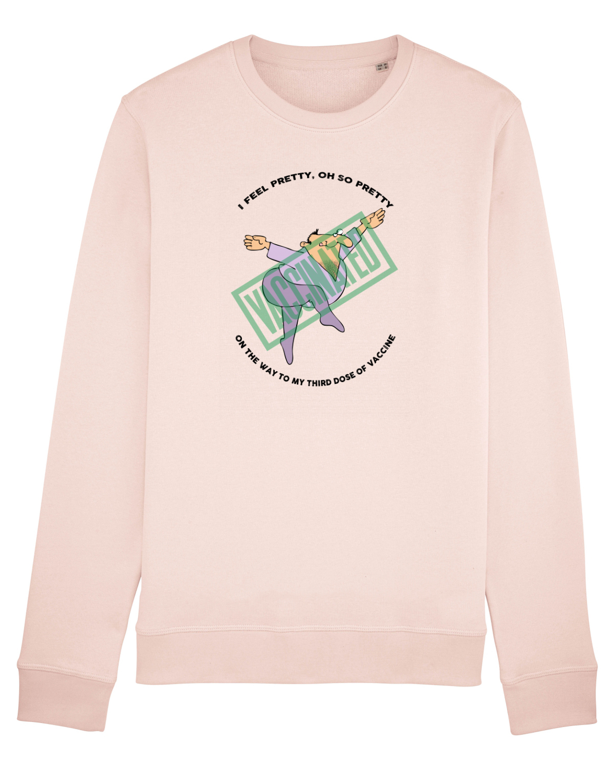 Bluză mânecă lungă Unisex Rise Candy Pink