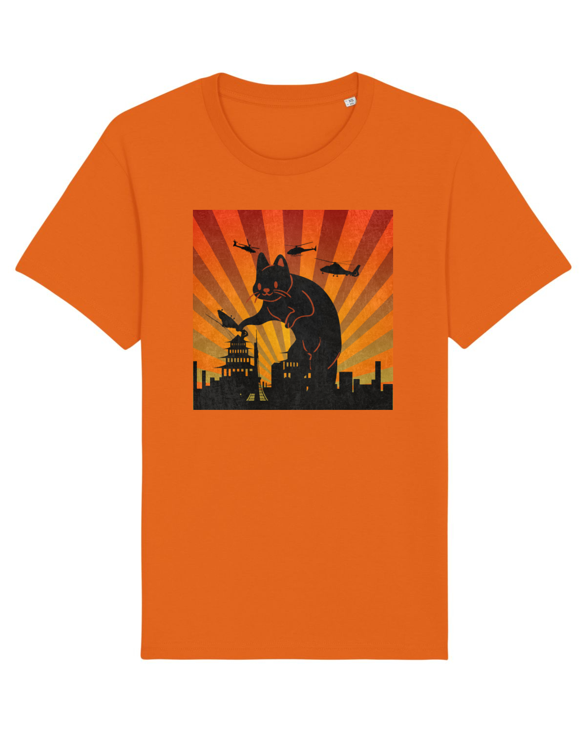 Tricou mânecă scurtă Unisex Rocker Bright Orange