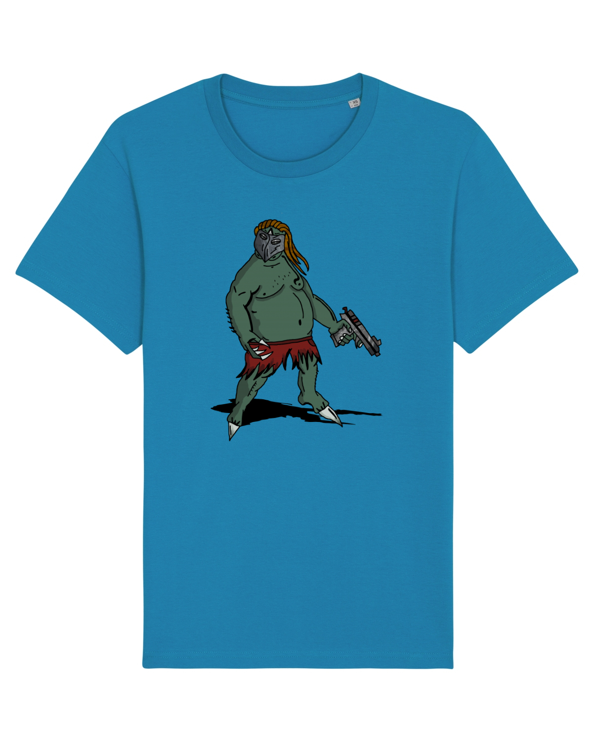 Tricou mânecă scurtă Unisex Rocker Azur