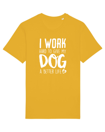 I WORK HARD for my dog Spectra Yellow
