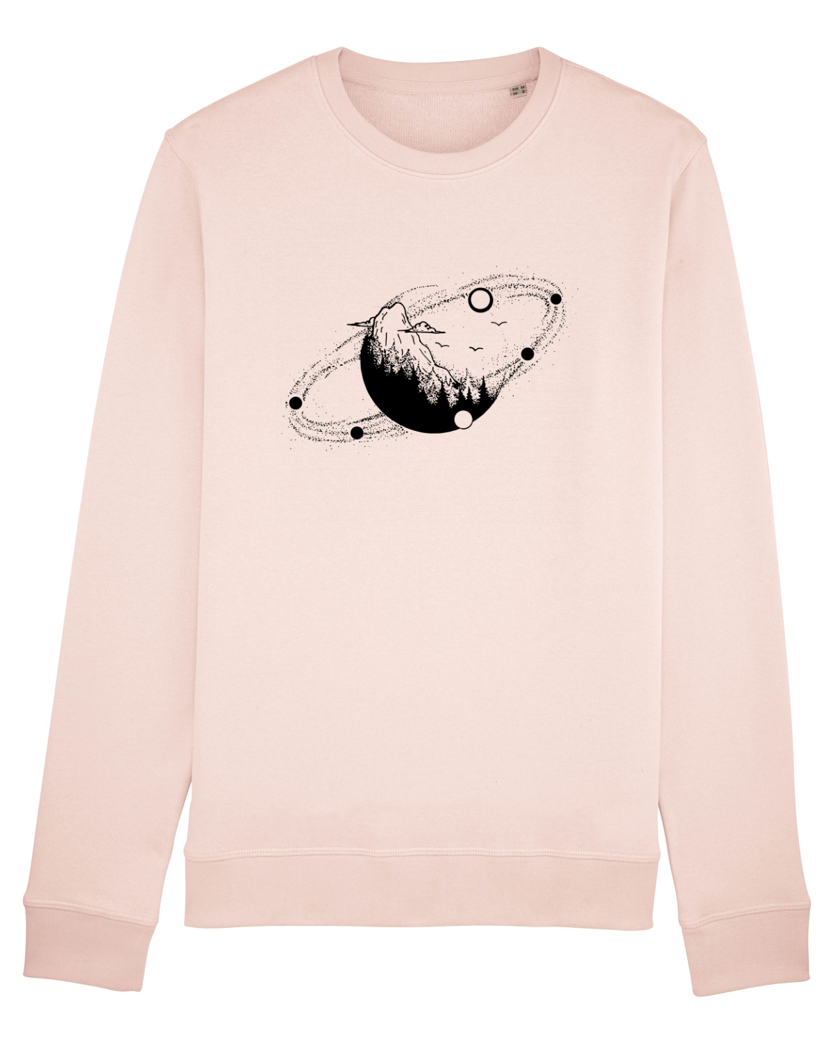 Bluză mânecă lungă Unisex Rise Candy Pink