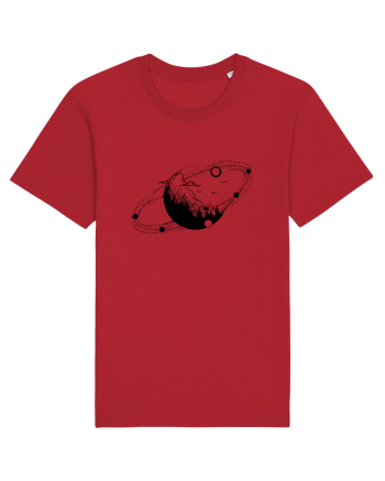 Nature and solar system Red