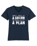 Call it a plan Tricou mânecă scurtă guler V Bărbat Presenter