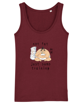 Not Fat Just Sumo Training (negru) Burgundy