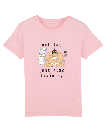 Not Fat Just Sumo Training (negru) Cotton Pink