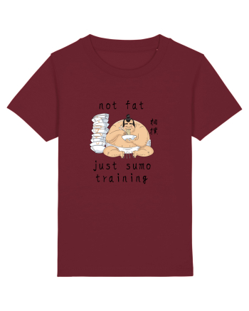 Not Fat Just Sumo Training (negru) Burgundy