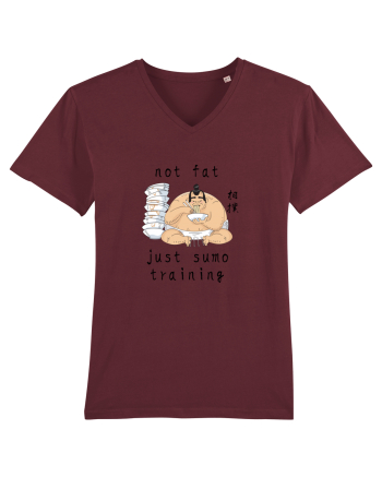 Not Fat Just Sumo Training (negru) Burgundy