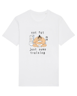 Not Fat Just Sumo Training (negru) Tricou mânecă scurtă Unisex Rocker