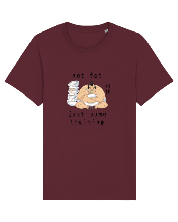 Not Fat Just Sumo Training (negru) Burgundy