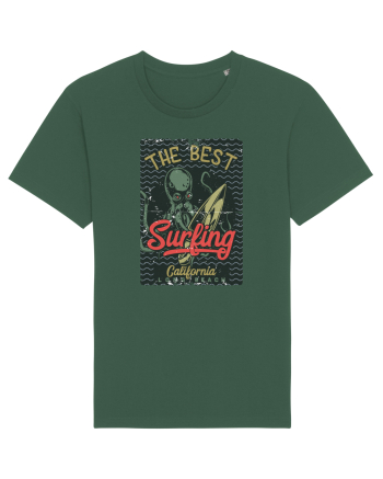 The Best Surfing Octopus Bottle Green