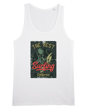 The Best Surfing Octopus White