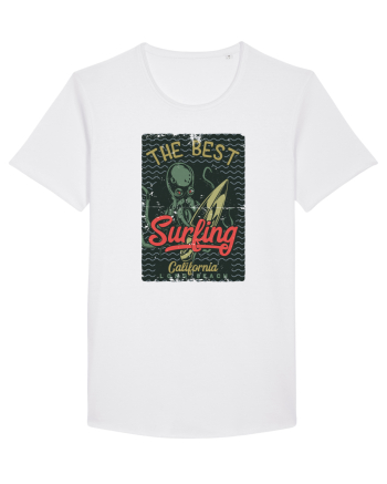 The Best Surfing Octopus White