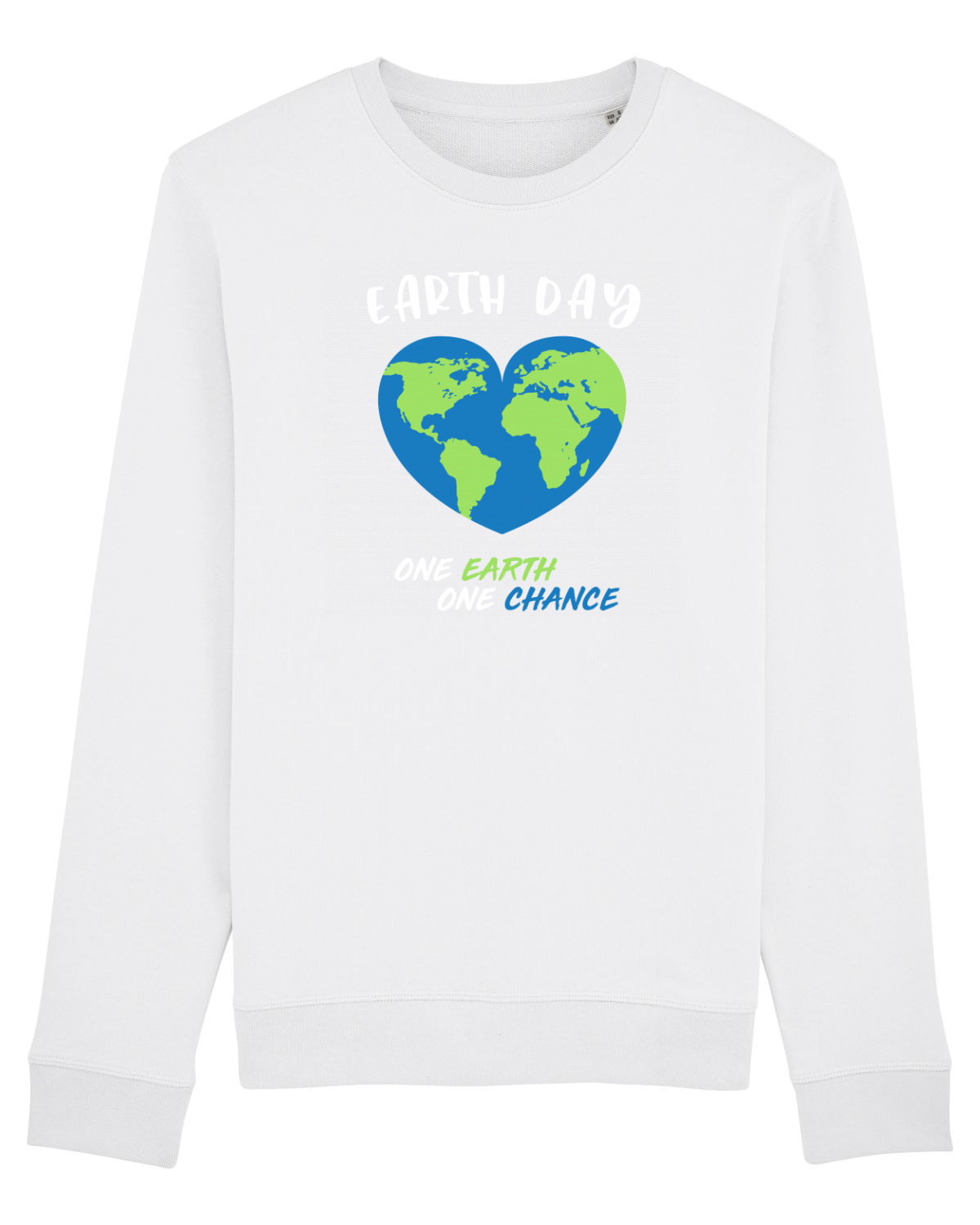 Bluză mânecă lungă Unisex Rise White