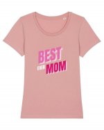 BEST MOM EVER Tricou mânecă scurtă guler larg fitted Damă Expresser