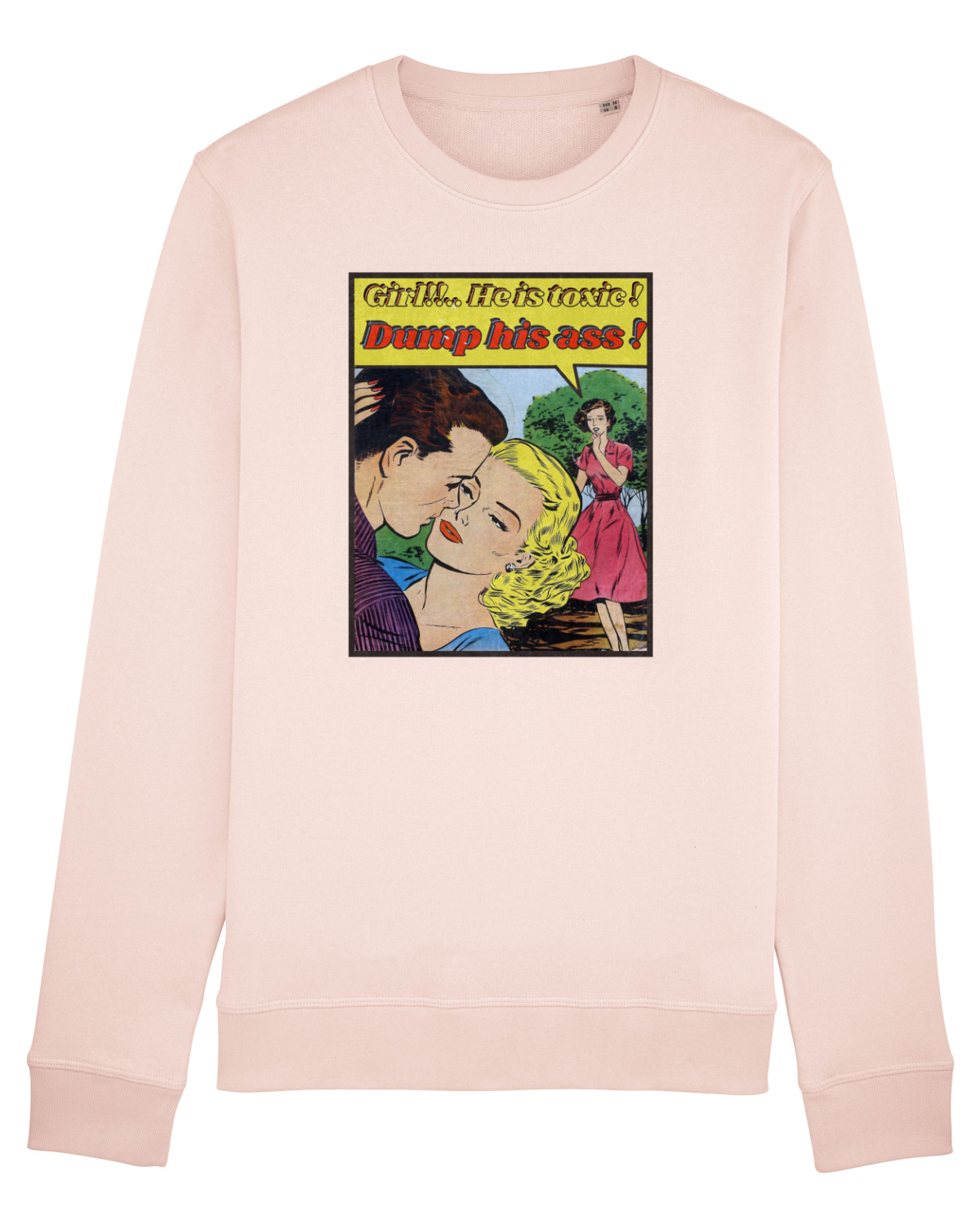 Bluză mânecă lungă Unisex Rise Candy Pink