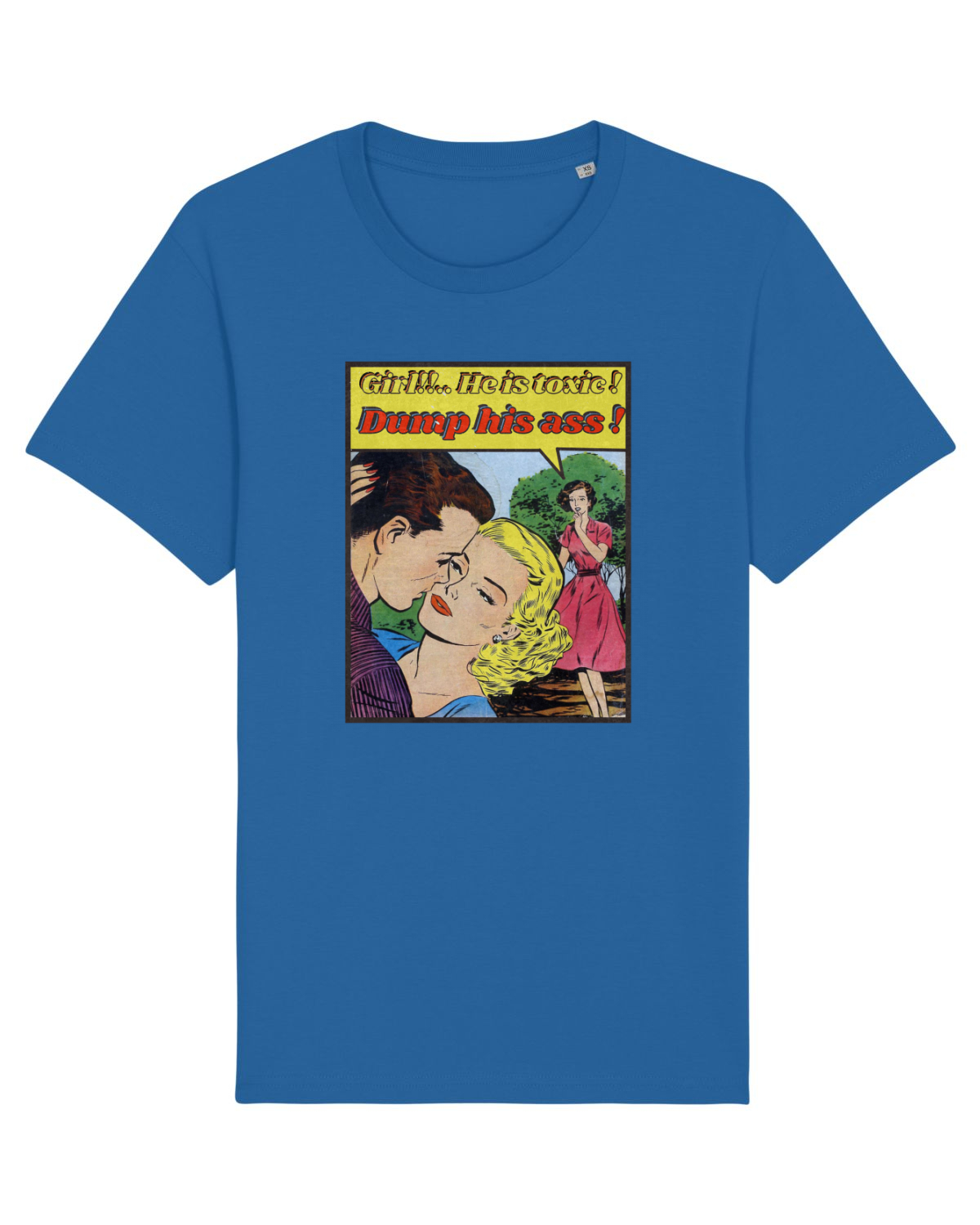 Tricou mânecă scurtă Unisex Rocker Royal Blue