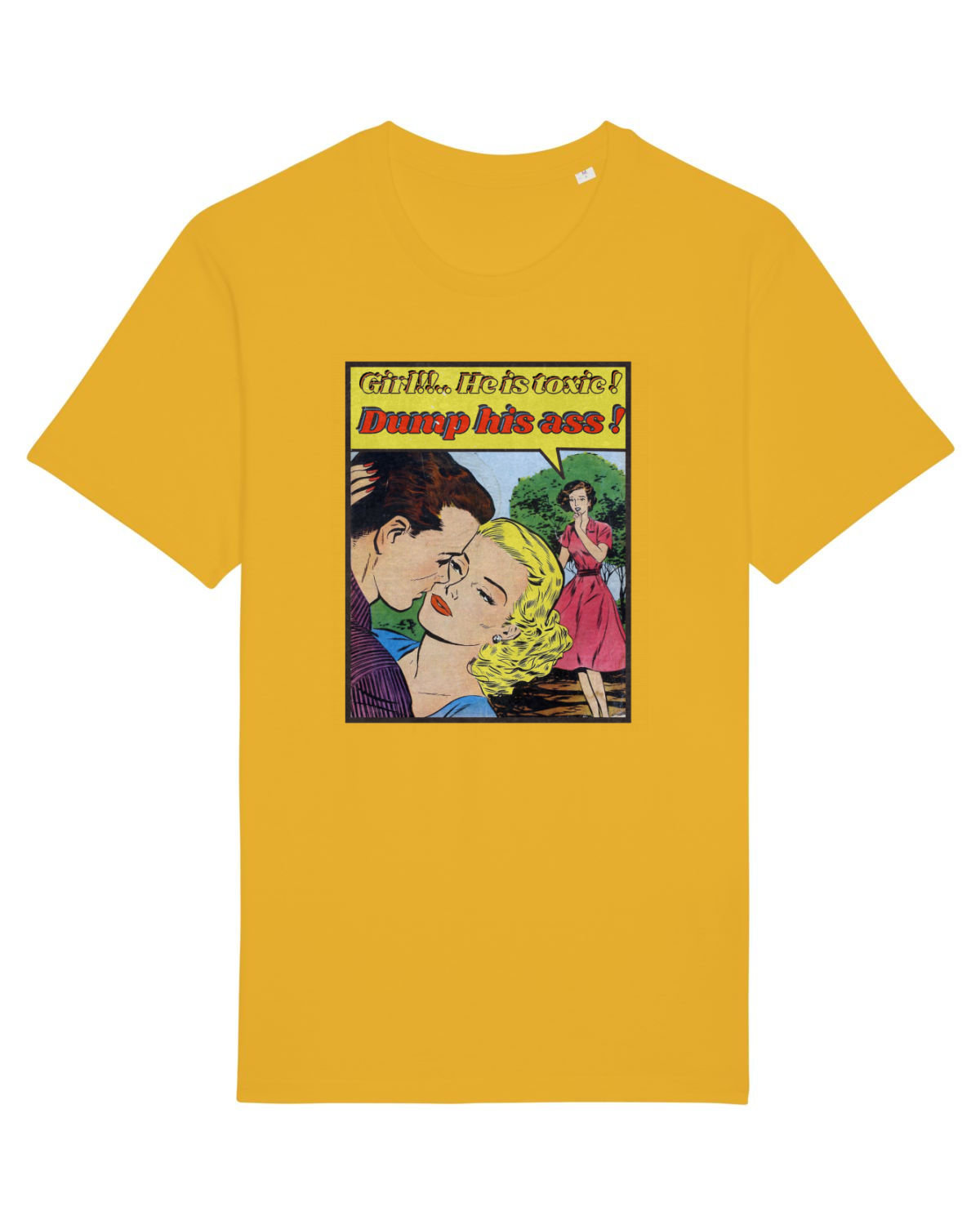 Tricou mânecă scurtă Unisex Rocker Spectra Yellow