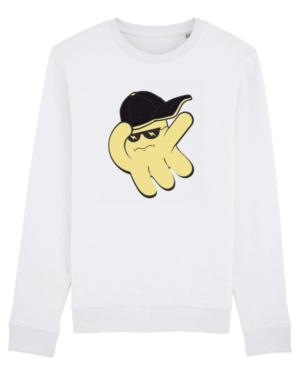 Bluză mânecă lungă Unisex Rise White