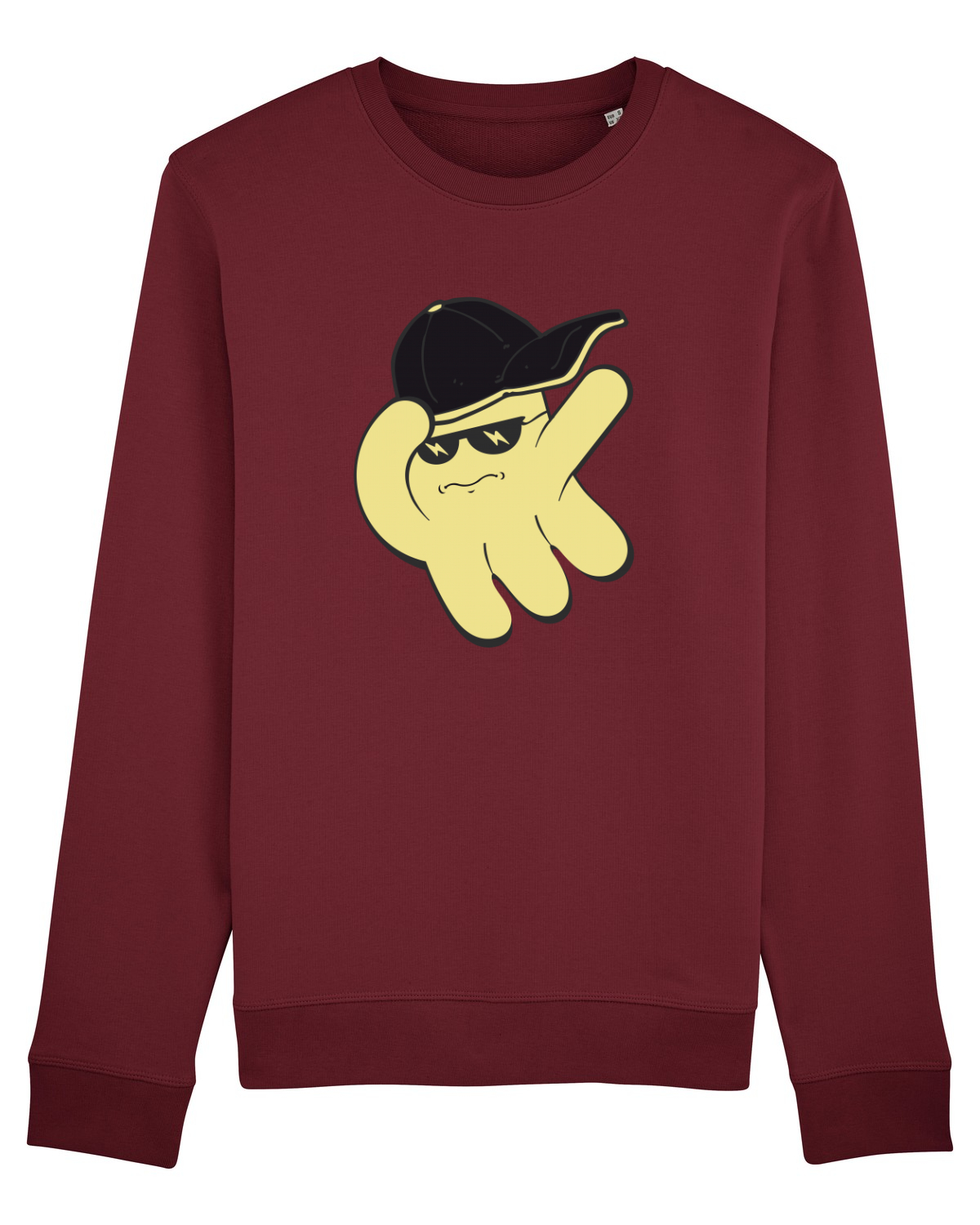 Bluză mânecă lungă Unisex Rise Burgundy