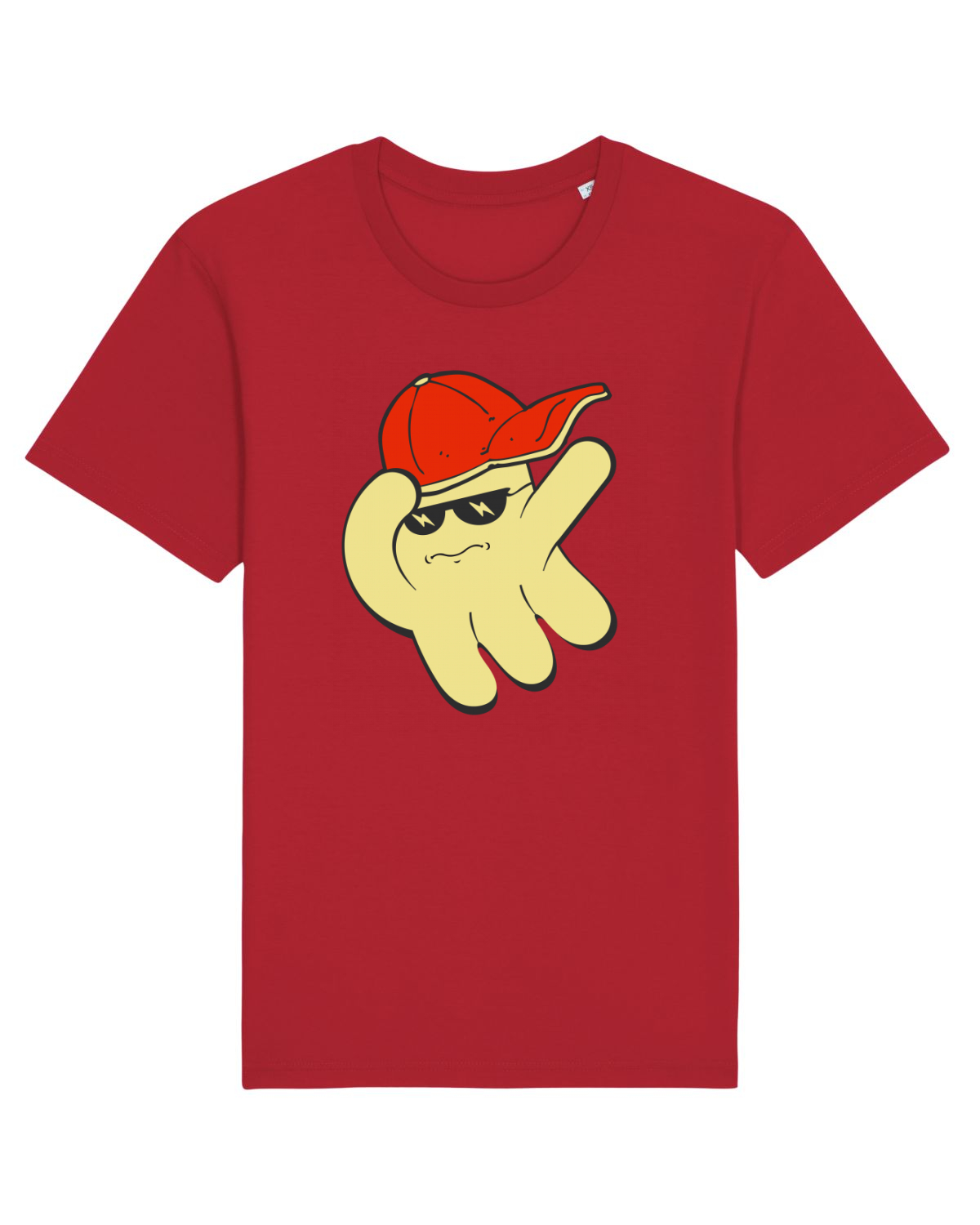 Tricou mânecă scurtă Unisex Rocker Red