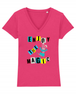 Enjoy the magic Tricou mânecă scurtă guler V Damă Evoker