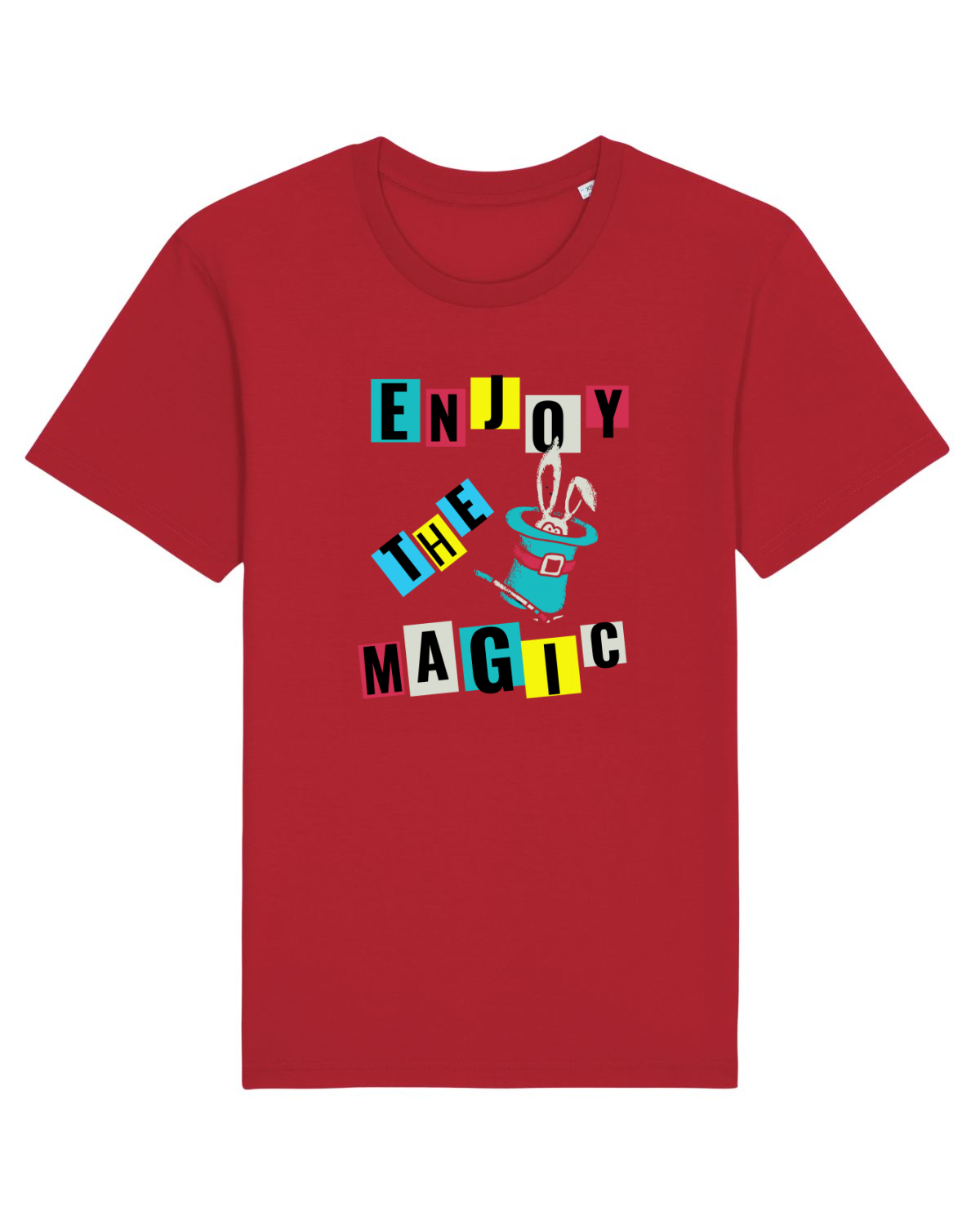 Tricou mânecă scurtă Unisex Rocker Red