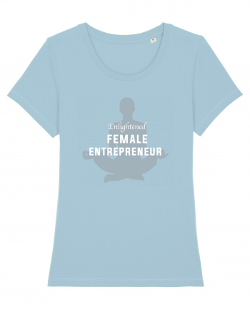 Female entrepreneur Sky Blue