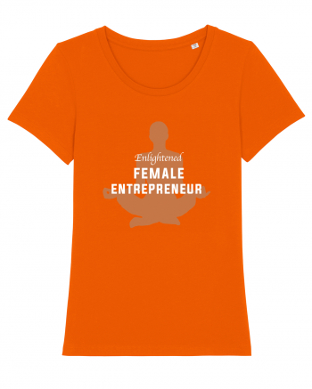 Female entrepreneur Bright Orange
