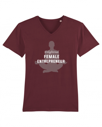 Female entrepreneur Burgundy