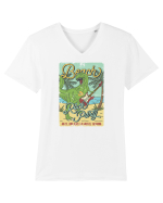 Beach Rock Party Trex Tricou mânecă scurtă guler V Bărbat Presenter