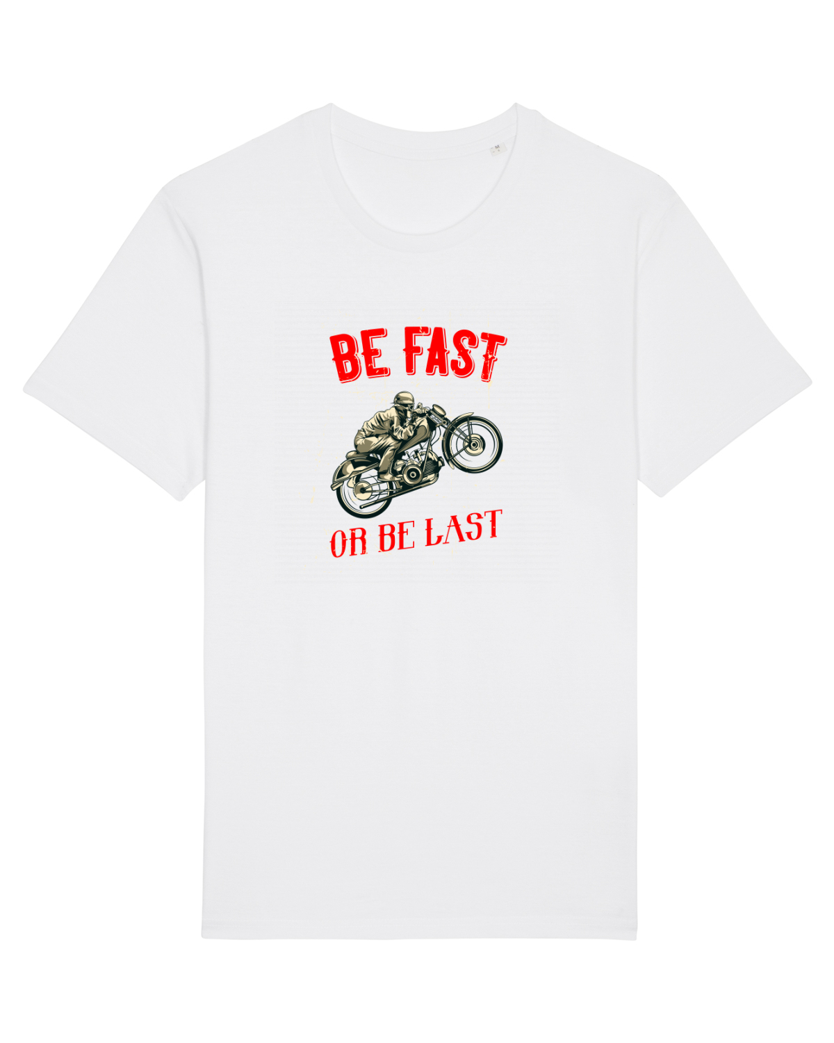 Tricou mânecă scurtă Unisex Rocker White