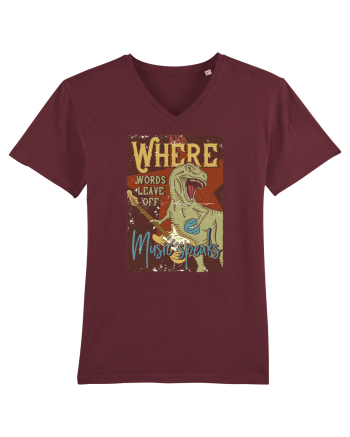 Where Words Leave off Music Speaks Trex Burgundy