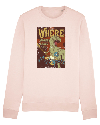 Where Words Leave off Music Speaks Trex Candy Pink