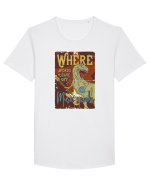 Where Words Leave off Music Speaks Trex Tricou mânecă scurtă guler larg Bărbat Skater