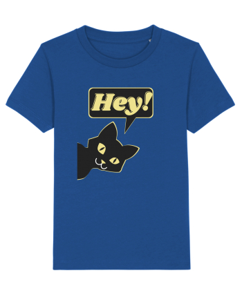 Funny Black Cat Majorelle Blue