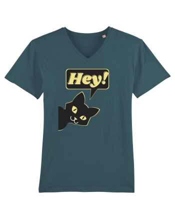 Funny Black Cat Stargazer