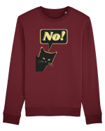 Funny Black Cat Bluză mânecă lungă Unisex Rise