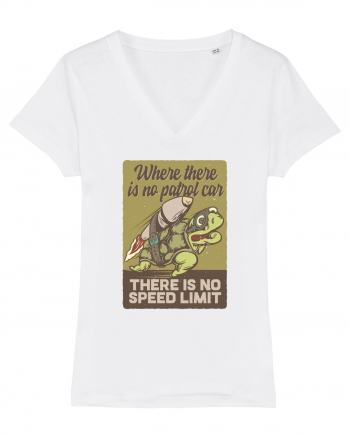 No speed limit Turtle White