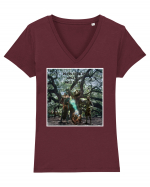 The act of creation Tricou mânecă scurtă guler V Damă Evoker