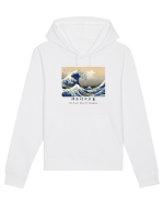 The Great Wave off Kanagawa (text negru) Hanorac Unisex Drummer