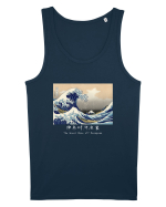 The Great Wave off Kanagawa (text alb) Maiou Bărbat Runs