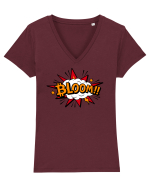 Bloom Tricou mânecă scurtă guler V Damă Evoker