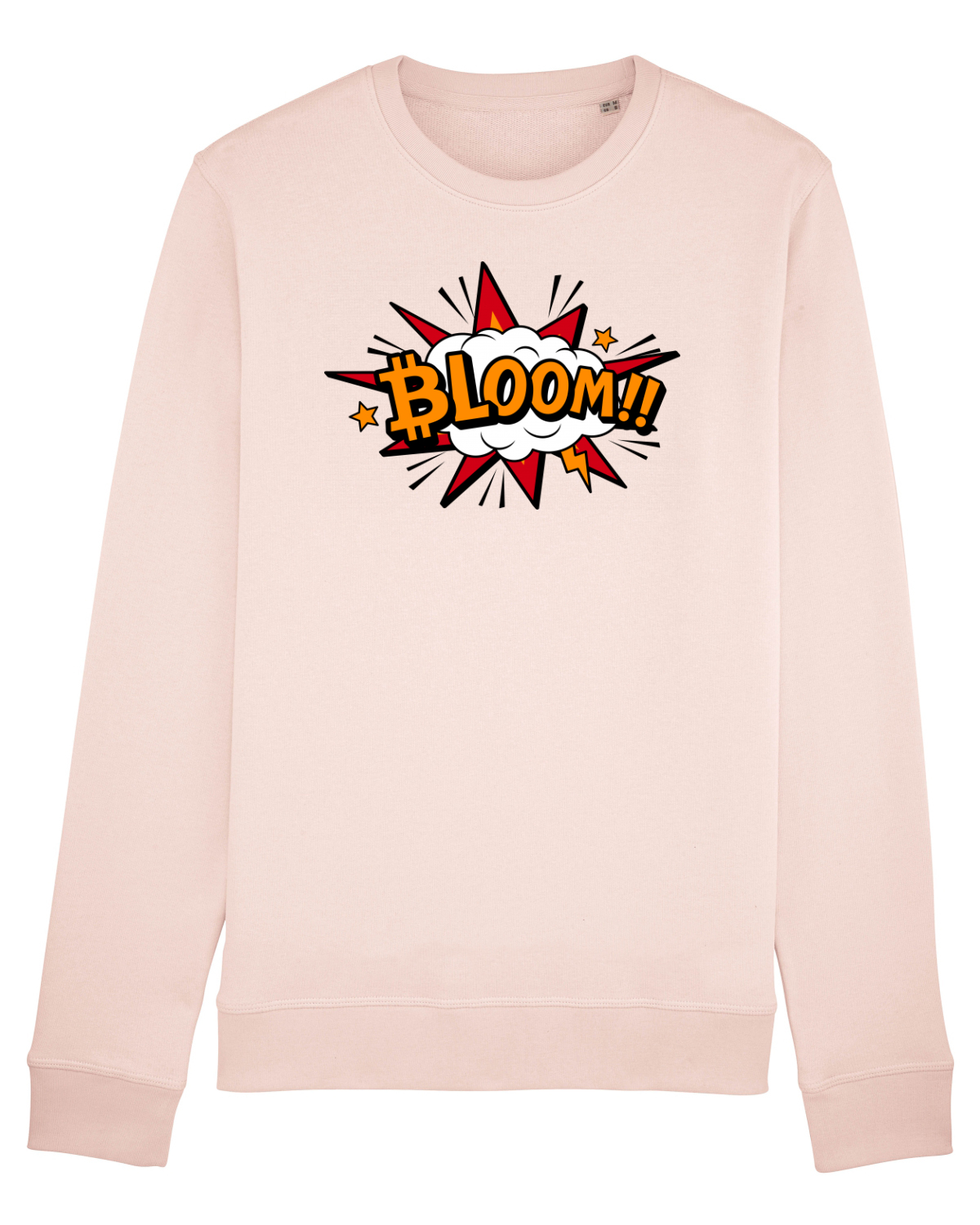 Bluză mânecă lungă Unisex Rise Candy Pink