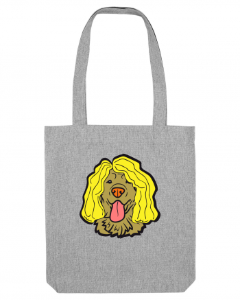 Funny Golden Retriever Heather Grey