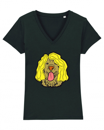 Funny Golden Retriever Black