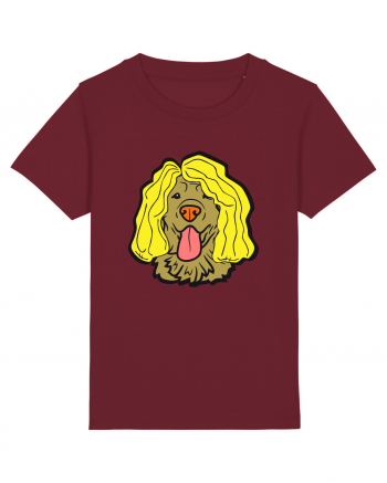 Funny Golden Retriever Burgundy