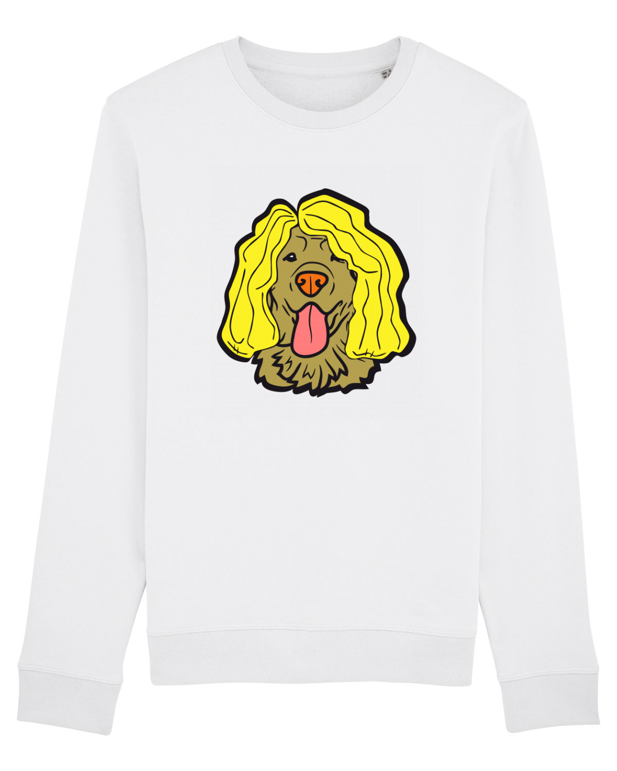 Bluză mânecă lungă Unisex Rise White