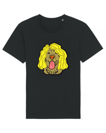 Funny Golden Retriever Black